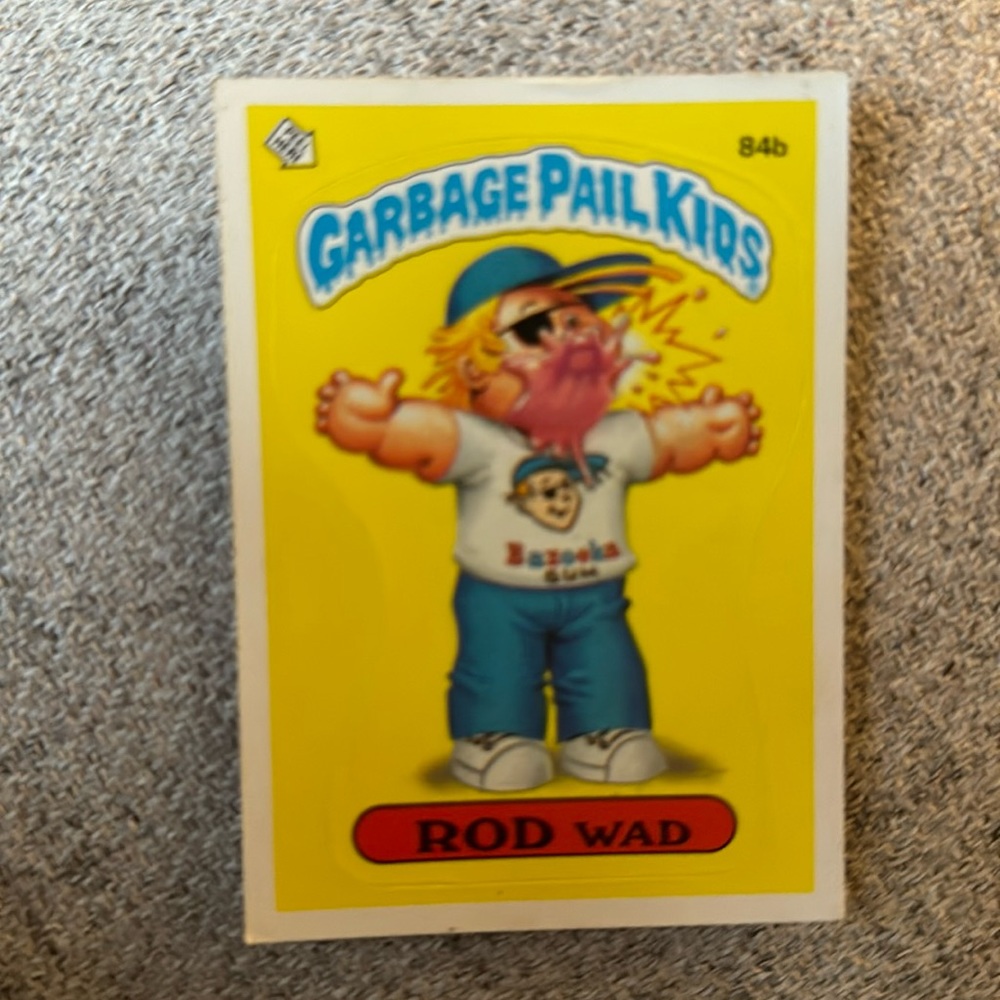 ROD WOD garbage pail kid